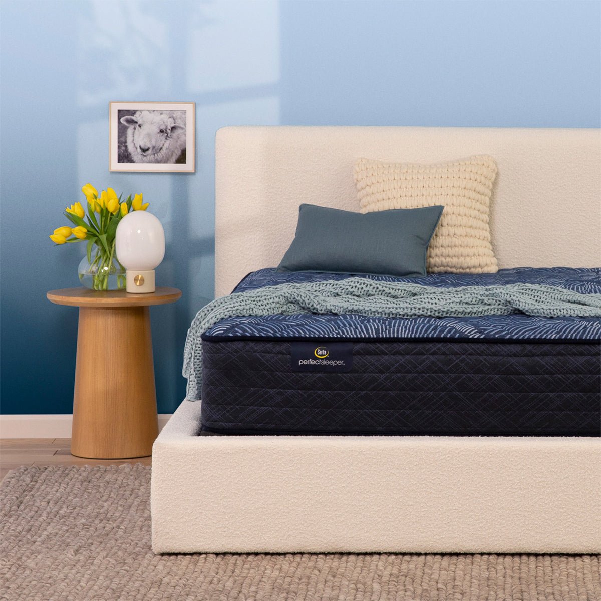 01_SE23_NL_PerfectSleeper_CobaltCalm_XFM_Room_Hero_2000x2000_06fc0503-c63a-429d-a997-275ef5854229 Serta Perfect Sleeper® Oasis Sleep 12" Extra Firm Mattress - Image 1