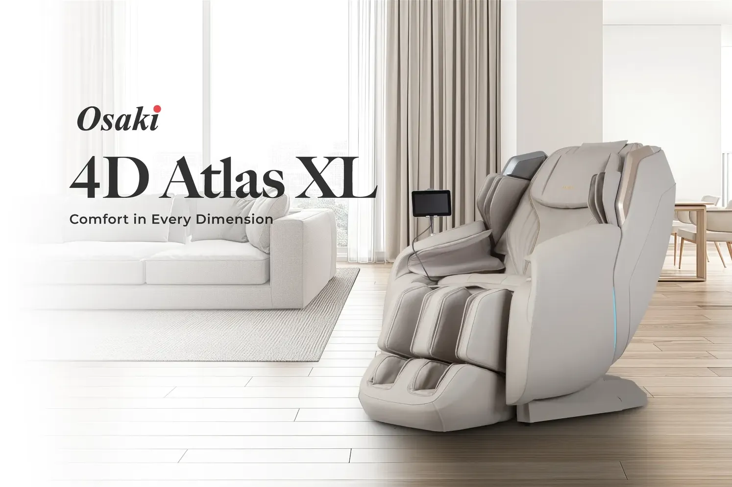 osaki Atlas XL massage chair title image