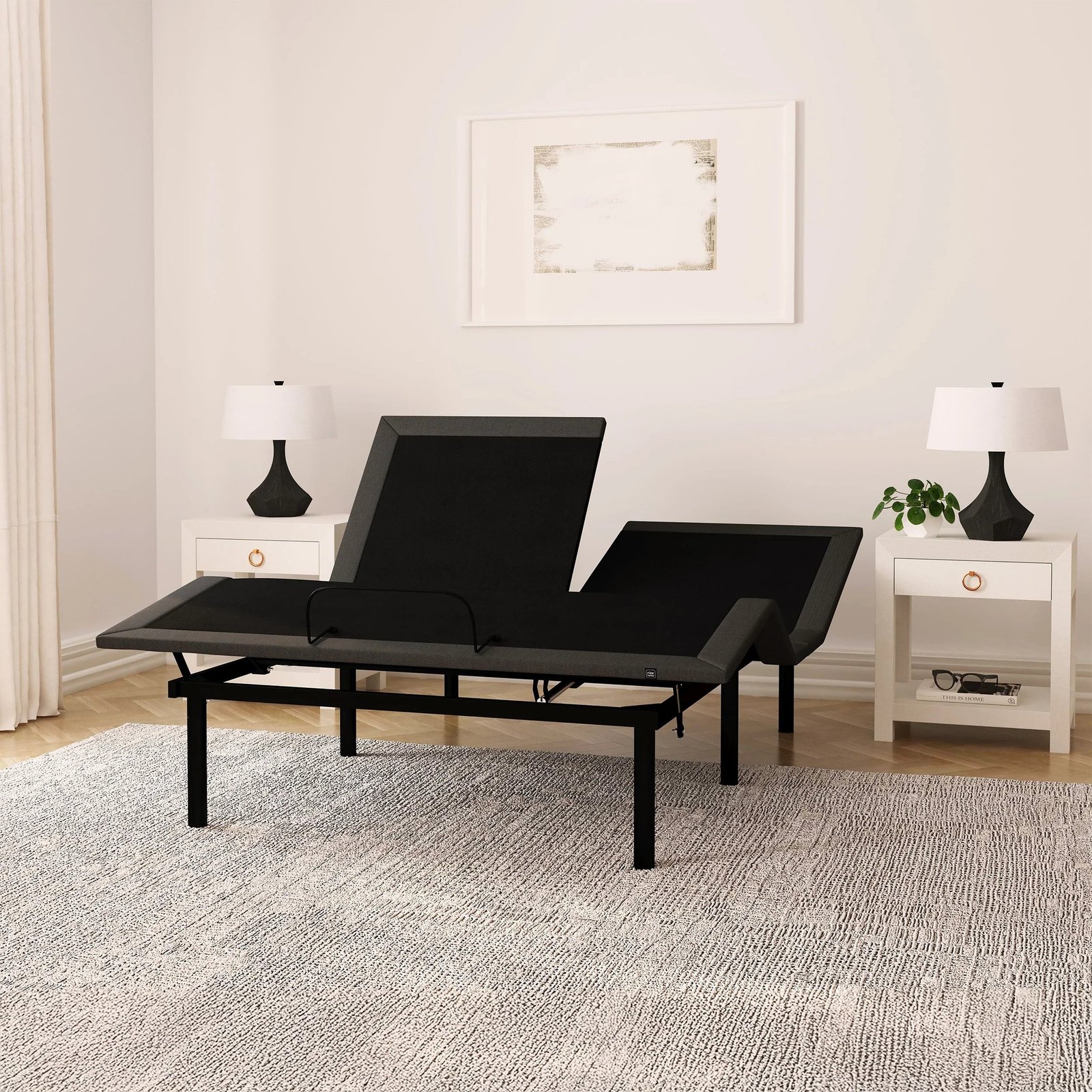 1310190_08-1 Rize Split Head Adjustable Bed Base - Dual Foot Positioning - 850 lb Capacity. - Image 1