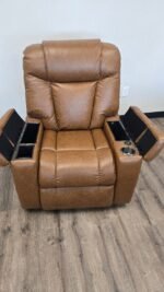 UltraComfort Rhodes UC472 Lift Chair Recliner – Open Box Floor Model Special (Tan) - Image 6