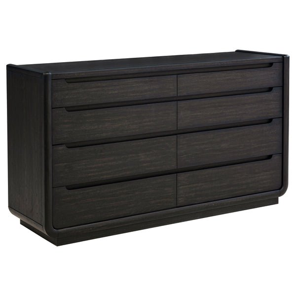 Coaster Leandro dresser in burnished black finish