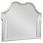 Coaster Fine Furniture Evangeline Bedroom Set – Glam Silver Oak Finish, Double Arch Tufted Headboard, USB Nightstand & Felt-Lined Drawers - Image 5