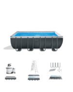 Intex Ultra XTR 18 ft. x 9 ft. Rectangular 52 in. Deep Above Ground Pool Set image 2