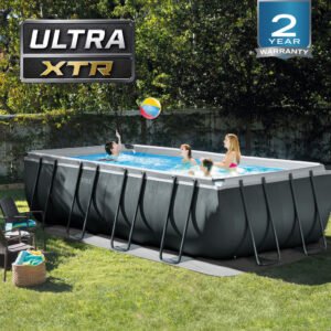 Intex Ultra XTR 18 ft. x 9 ft. Rectangular 52 in. Deep Above Ground Pool Set