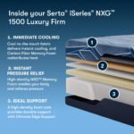 Serta iSeries NXG 1500 Luxury Firm Mattress - Cooling Foam Core Support - Image 2