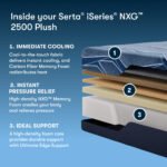 Serta iSeries NXG 2500 Plush Mattress - Contouring Cooling Foam Core Support - Image 2
