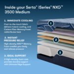 Serta iSeries NXG 3500 Medium Mattress - Balanced Cooling Foam Support for All Sleep Positions - Image 2