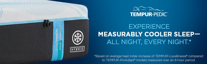 Tempur-Pedic LuxeBreeze Medium hybrid title banner