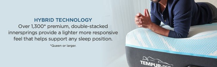 Tempur-Pedic LuxeBreeze Medium hybrid technology