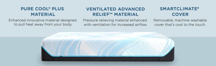 Tempur-Pedic Luxe Breeze Medium features