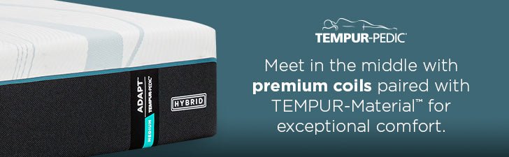 Tempur-Pedic Adapt Medium hybrid mattress banner