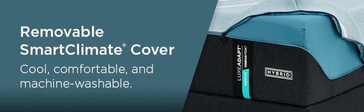 Tempur-Pedic LuxeAdapt medium hybrid Removeable Cover