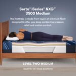 Serta iSeries NXG 3500 Medium Mattress - Balanced Cooling Foam Support for All Sleep Positions - Image 4