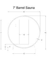 Shenandoah 4 Person Barrel Sauna - Image 15