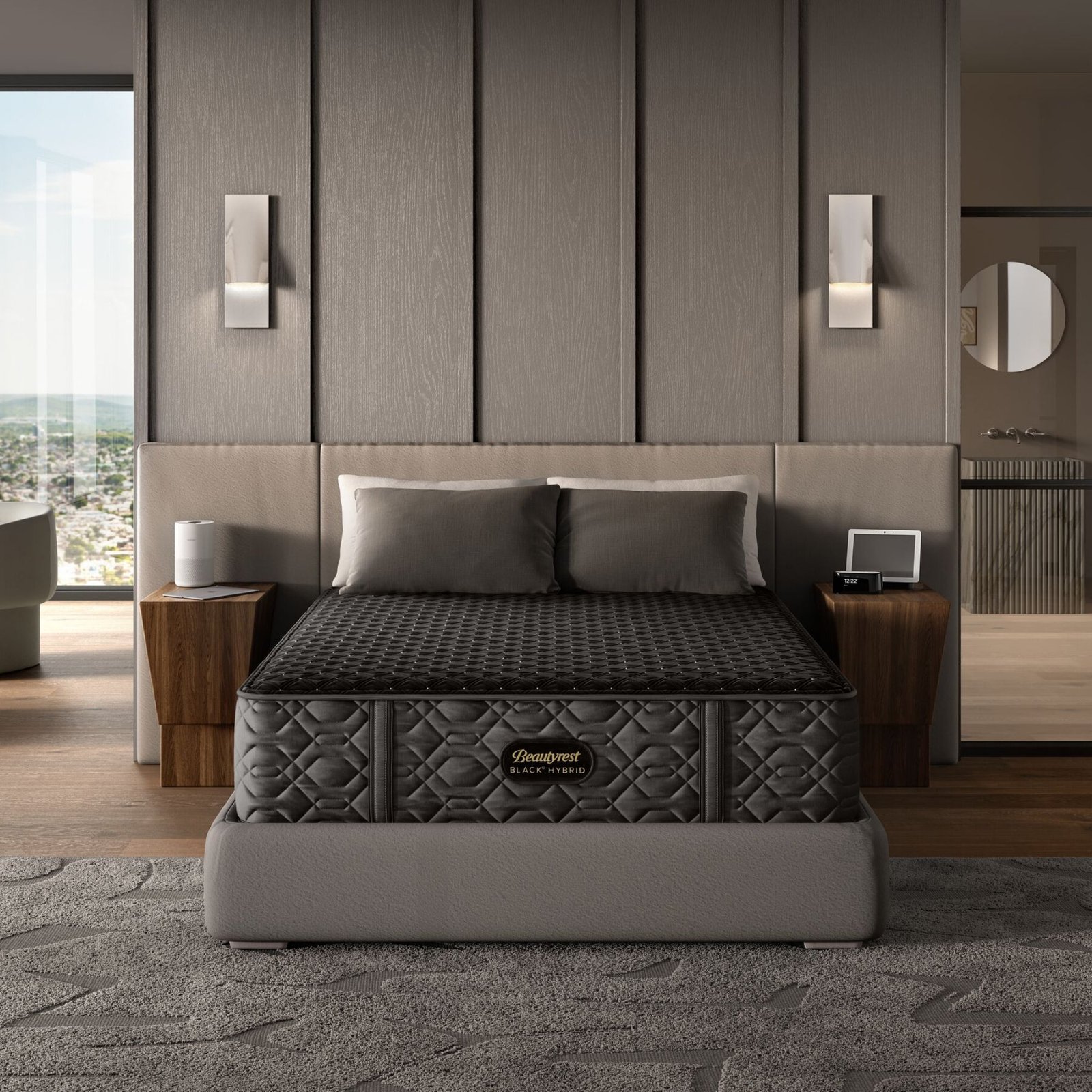 BR-Black-Hybrid-S3-PL-Hero Beautyrest Black® Hybrid Series Three Plush Mattress - Image 1