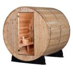 Pinnacle 4 Person Barrel Sauna - Image 2