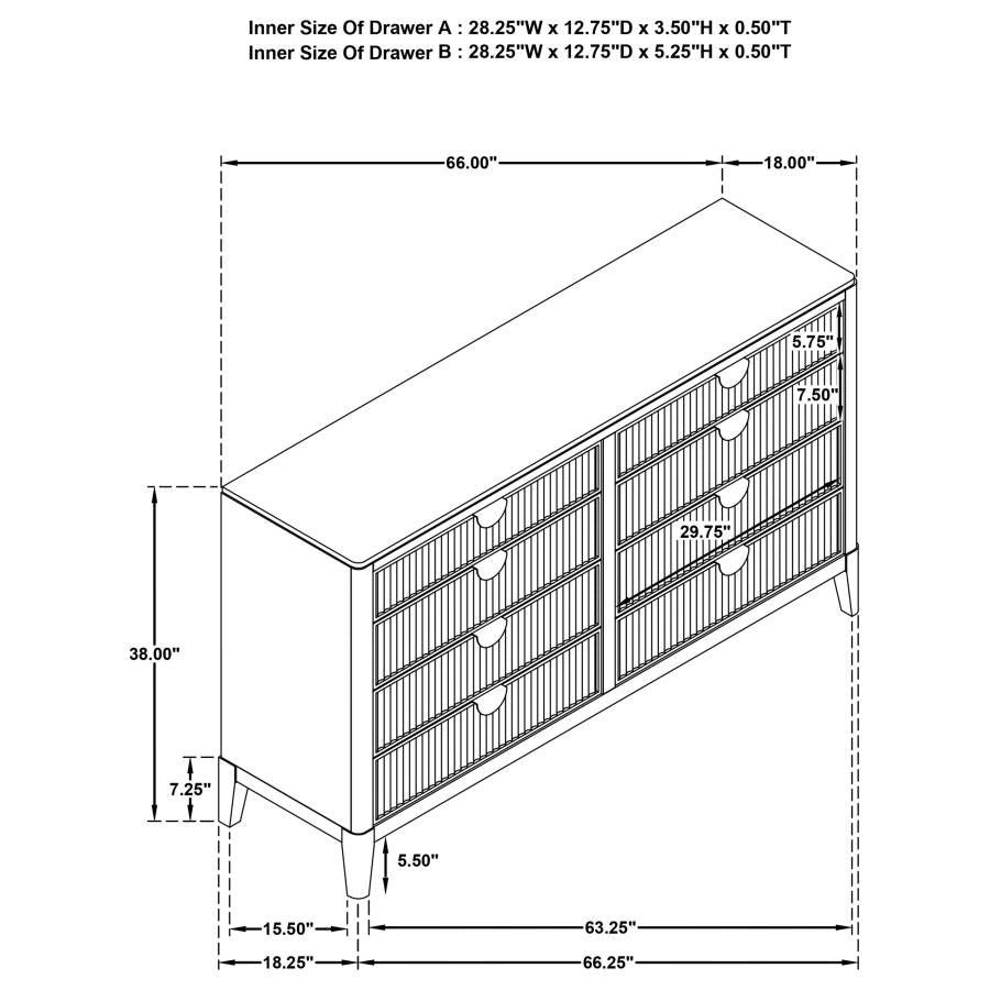 Dresser dimension diagram