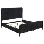 Coaster Fine Furniture Brookmead Modern Bedroom Furniture Set – Wire-Brushed Finish with Fluted Texturing, Golden Demi-Lune Handles, and English Dovetail Craftsmanship - Image 11