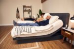The Dawn House Bed - Adjustable Base Split King Ivory - Floor Model - Image 20