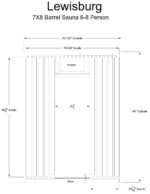 Lewisburg 6-8 Person Barrel Sauna - Image 13