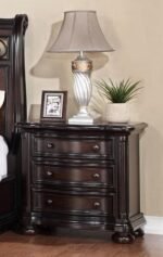 McFerran Home Furnishing B367 Brown Wood Bedroom Set - Image 3