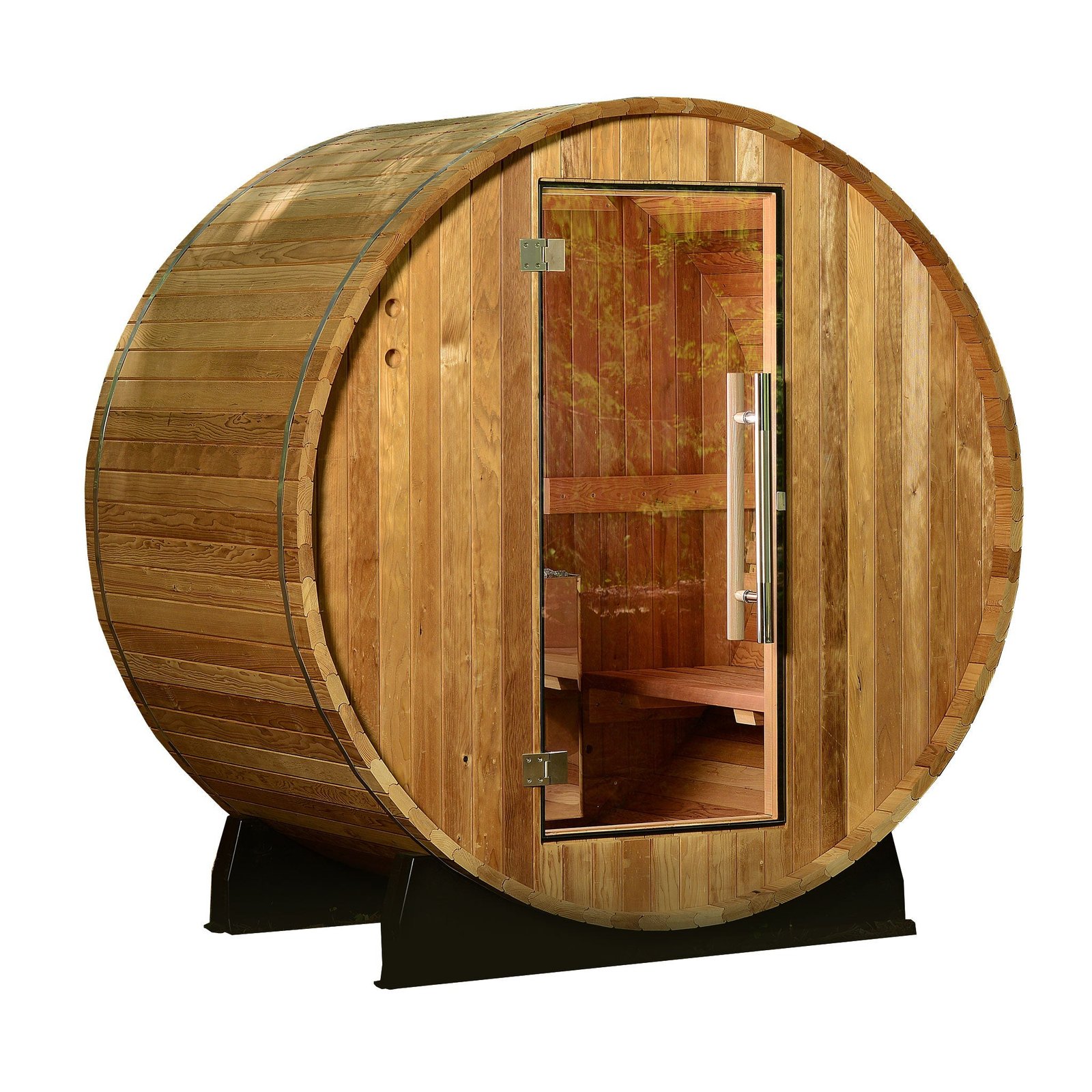 Salem_HT_White_BG_2048x2048_50338759-1998-4732-942c-ccf2db287d7a Salem 2 Person Barrel Sauna Kit - Image 1