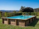 Habitat & Jardin Piscine bois en kit rectangle " Tampa 145 " - 7.20 x 4.20 x 1.44 m