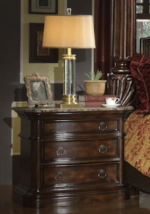 McFerran Home Furnishings B6005 Canopy Bedroom Set – Traditional Carved Solid Wood in Rich Brown Finish - Image 4