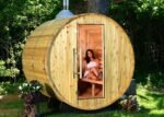 Seneca 6 Person Barrel Sauna - Image 2