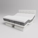The Dawn House Bed - Adjustable Base Split King Ivory - Floor Model - Image 15