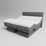 The Dawn House Bed - Adjustable Base Split King Ivory - Floor Model - Image 14