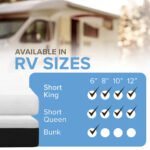 Bedplanet 12” Essentials Gel Memory Foam Mattress – Soft & Cooling (RV Ready) - Image 6