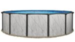Piscine ronde Del Rey 18 pi x 52 po – Inclut un liner bleu et un skimmer traversant – Image 2