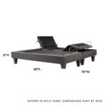 Beautyrest Black™ Luxury Smart Adjustable Base – High-Performance Zero-Clearance Foundation with Comprehensive Massage Therapy, Alexa/Google Voice Control, and Extension Deck Technology - Image 5