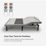 Bedgear Flex LSX Adjustable Base - 4-Motor Articulation with Bluetooth Audio & Massage - Image 4