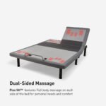 Bedgear Flex LSX Adjustable Base - 4-Motor Articulation with Bluetooth Audio & Massage - Image 5