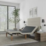 Bedplanet Taylor Adjustable Base with Headboard - Zero-Clearance & Wireless Remote
