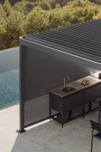 Pergola bioclimatique autoportante NATERIAL Clima alu gris anthracite – Image 14