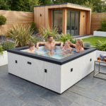Spa gonflable carré en mousse Wave Garda pour 4 à 6 personnes – Image 2