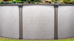 Piscine hors terre ronde Melenia de 12 pi x 54 po – Dotée de margelles supérieures couleur bronze métallisé – Image 5