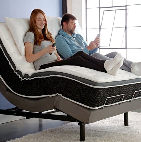 Ergo-Pedic Tilt lounge position couple