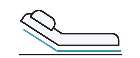 SmartSense adjustable bed head and foot articulation