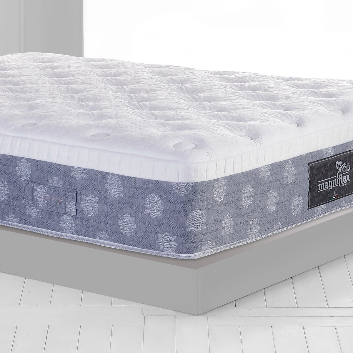magniflex-dolce-vita-dual-12-hero_ca8464ff-9349-41dd-81e5-ca51dc93910e Magniflex Dolce Vita Dual 12-Inch Luxury Mattress – Innovative Dual Core Customizable Comfort with Memoform, Elioform, and Temperature-Regulating Outlast® Fabric - Queen - Floor Model - Image 1
