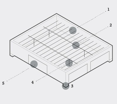watson bed base illustration