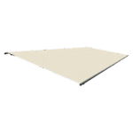 Store banne 6 x 4 mètres, modèle Premium avec semi-coffre, 6000 x 4000 mm, gris clair, avec commande manuelle à manivelle, configurer individuellement – Image 14