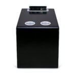 Svago Premium Zero Gravity Side Table – High-Performance Power Hub with Integrated Dual Cup Holders, AC/USB Charging Ports, and Matching Architectural Wood Finish - Image 6