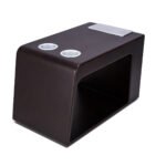Svago Premium Zero Gravity Side Table – High-Performance Power Hub with Integrated Dual Cup Holders, AC/USB Charging Ports, and Matching Architectural Wood Finish