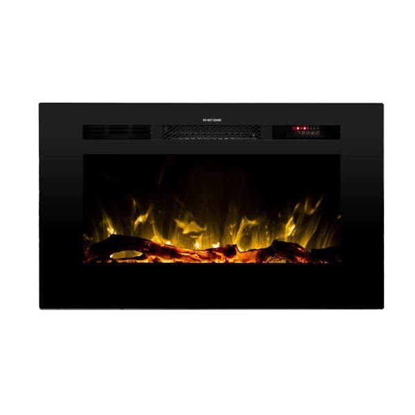 touchstone-sideline-28 The Sideline 28 Inch Recessed Smart Electric Fireplace 80028