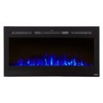 The Sideline 40 Inch Recessed Smart Electric Fireplace 80027